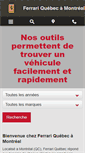 Mobile Screenshot of ferrariquebec.com